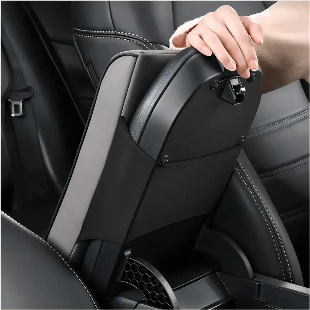 Car armrest box cushion armrest center arm height pad storage box car armrest box protective cover all year round universal