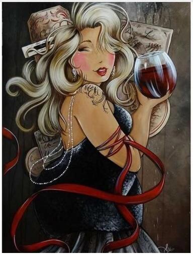 5D DIY Diamant Malerei Cartoon Fat Lady Kreuzstich Kit voller Bohrer Runde Diamant Stickerei Mosaik Frau Bild Home Decor