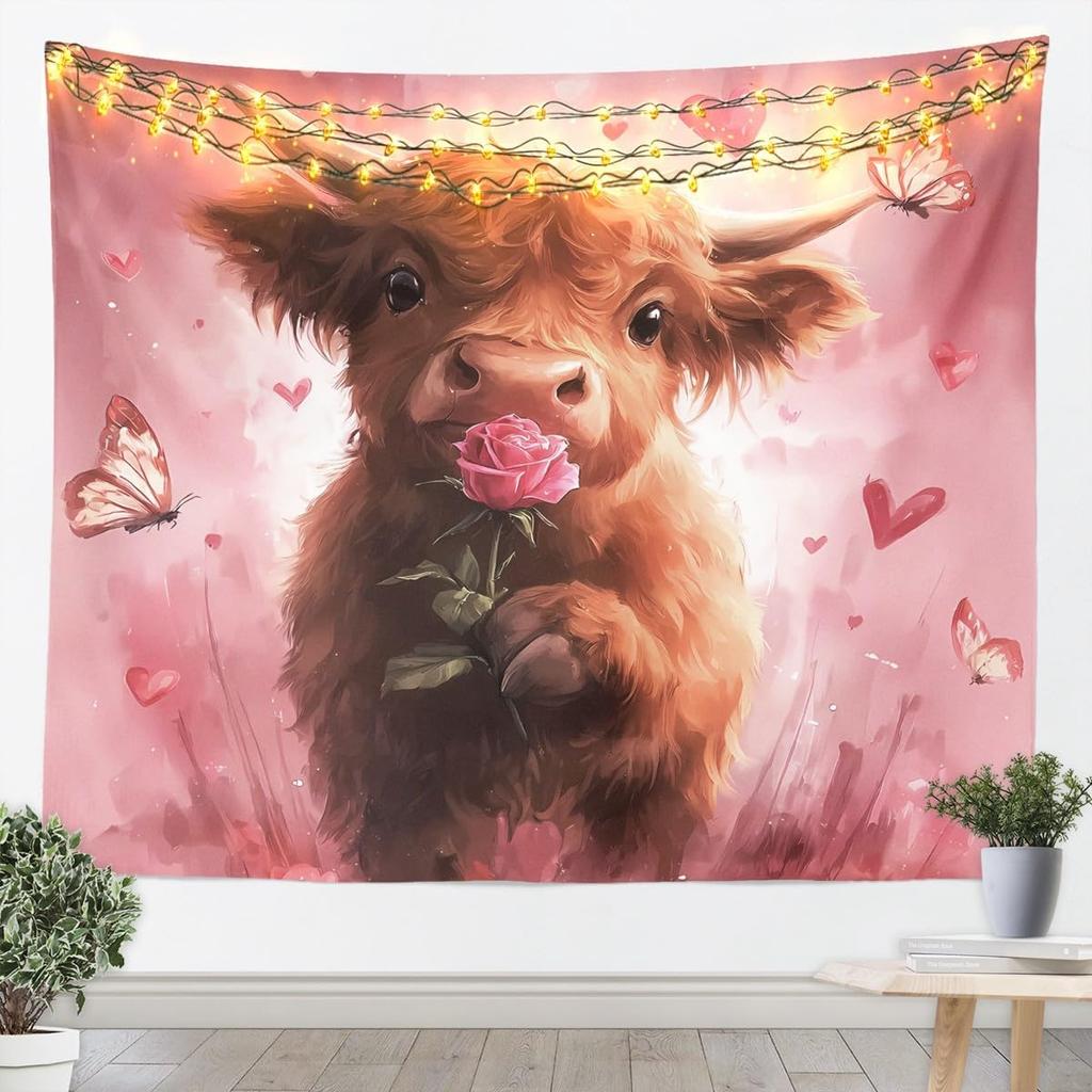 Buntes Lebensbaum-Wandteppich Bunter Baum Ästhetische Wandbehang-Decke Herbst Schmetterling Wandkunst für Wohnzimmer Schlafzimmer