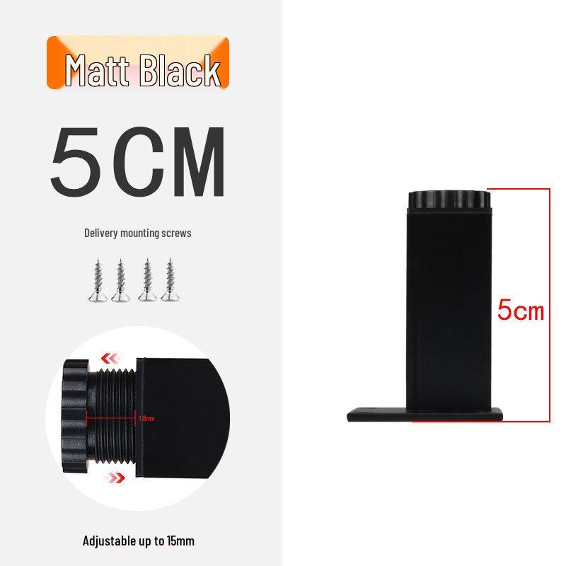 Adjustable Aluminum Alloy Cabinet Legs for Bathroom or TV Cabinets