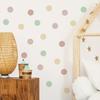 6Pcs Colorful Polka Dots Wall Stickers, Self-Adhesive Vinyl Decals, Removable Peel And Stick Wall Decals for Bedroom Living Room Kids Room