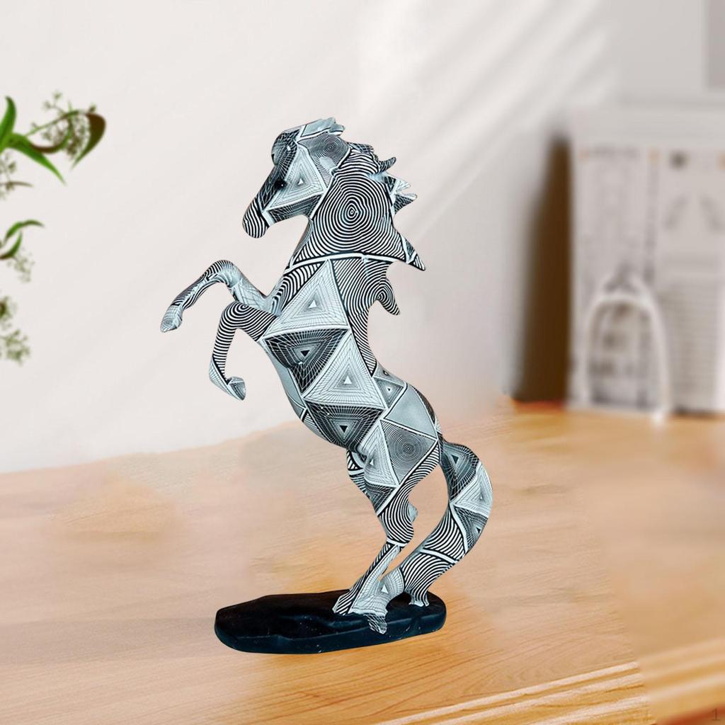 Horse Statues Animal Sculptures Decorating Souvenirs Gifts Collectible Resin Figurines for