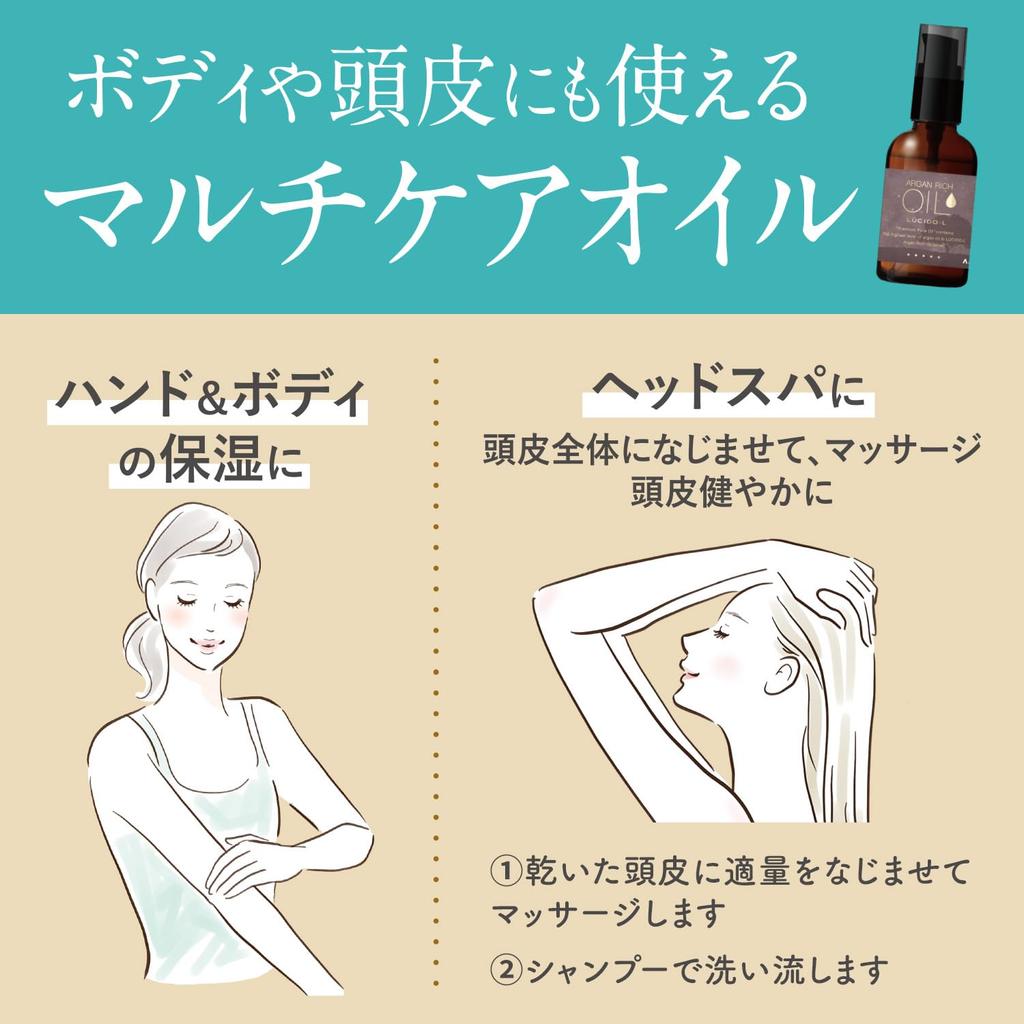 LUCIDO-L Premium Pure Argan Oil Hair Treatment (100% Plant-Based, Leave-In, 60ml)