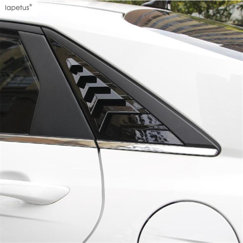 Side Window Shutter Louver Shade Blinds Air Vent Panel Cover Trim Black Accessoriors For Hyundai Elantra Avante CN7 -