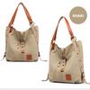 Canvas Women Shoulder Bags High Quality Multifunction Women Back Pack For Students School Travel Bags Large Capacity