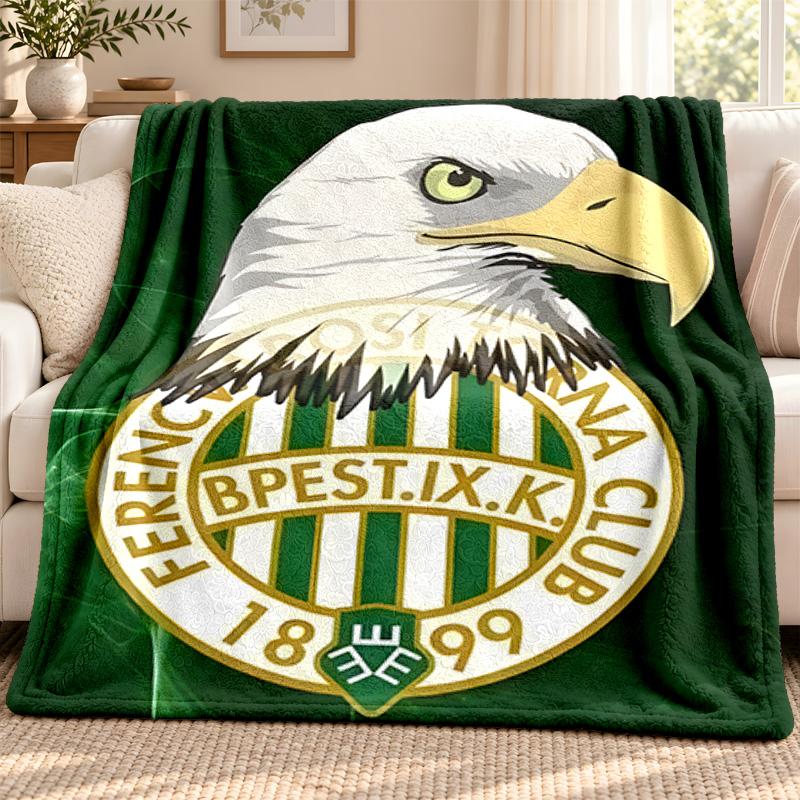 Ferencvarosi TC blanket Flannel Blanket Soft Cozy Plush Throw for Sofa Bed Lightweight Home Decoration Outdoor camping