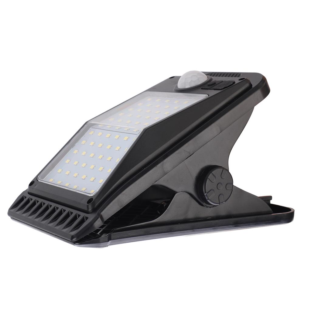Clip On Solar Motion Light 72 LED Beads IP65 Waterproof Portable Solar Lamps for Garden Yard Outdoor Warm Light