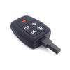 5 Buttons Car Auto Smart Car Key Shell Case Cover Fit for Volvo XC90 S60 C70 C30 V50 S40 2006 2007 2008 2009 Black Silicone New