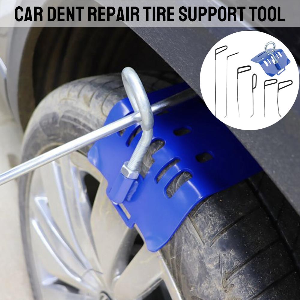 Car Dent Repair Tool Special Crowbar Set Bracket Holder Bump On Tire Base Traceless Sheet Metal Spray Paint Shaping AccessoriesGood product