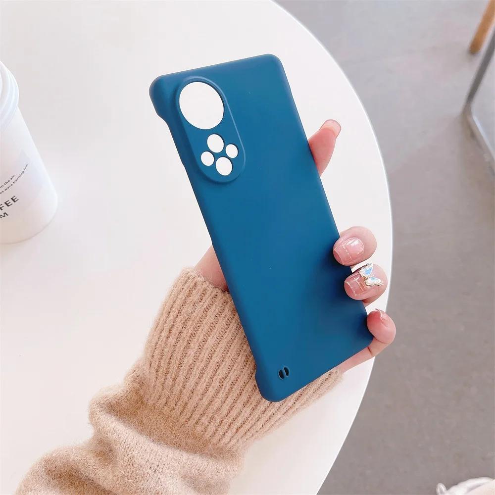 Candy Color Frameless Matte Case For Huawei Nova 9 8 Nova9 Nova8 Pro 5G Slim Hard Shockproof Bumper Cover