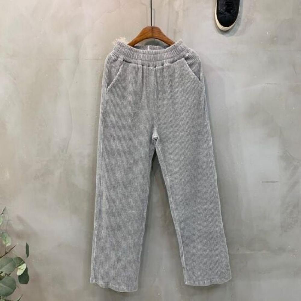 C S In The Room Velour Corduroy Wide pantS 4Color Nk Bp 001