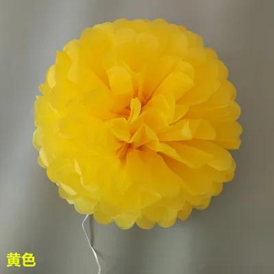 10-35cm Tissue Paper Pompoms Wedding Decorative Paper Flowers Ball Baby Shower Birthday Party Decoration paper pom poms DIY