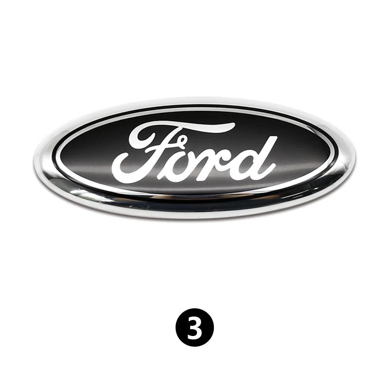 Autosticker Ford Nieuw 2025 Heet Metaal Voorgrille Achterklep Embleem Stickers voor Ford Focus Mondeo Ranger 3D Auto Logo Badge Water