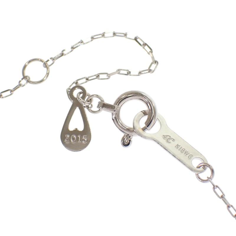 4℃  Necklace K18 White Gold/diamond Women