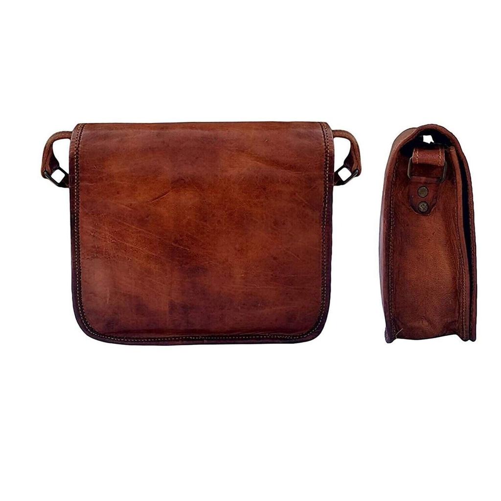 Echte neue Vintage-Damen-Handtasche aus echtem Leder, Schultertasche, Umhängetasche, Umhängetasche