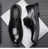 Fashion Fashion Big Size Black Wedding Shoes for Men 2025 Autumn New Designer Cow Leather Casual Shoes Male Lace Business Dress Shoe Man