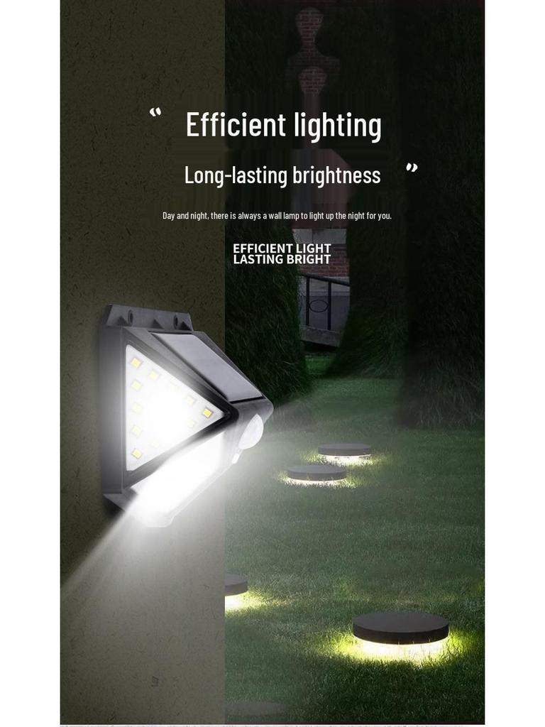 100 LED Solar Motion Sensor Waterproof Outdoor Garden Light