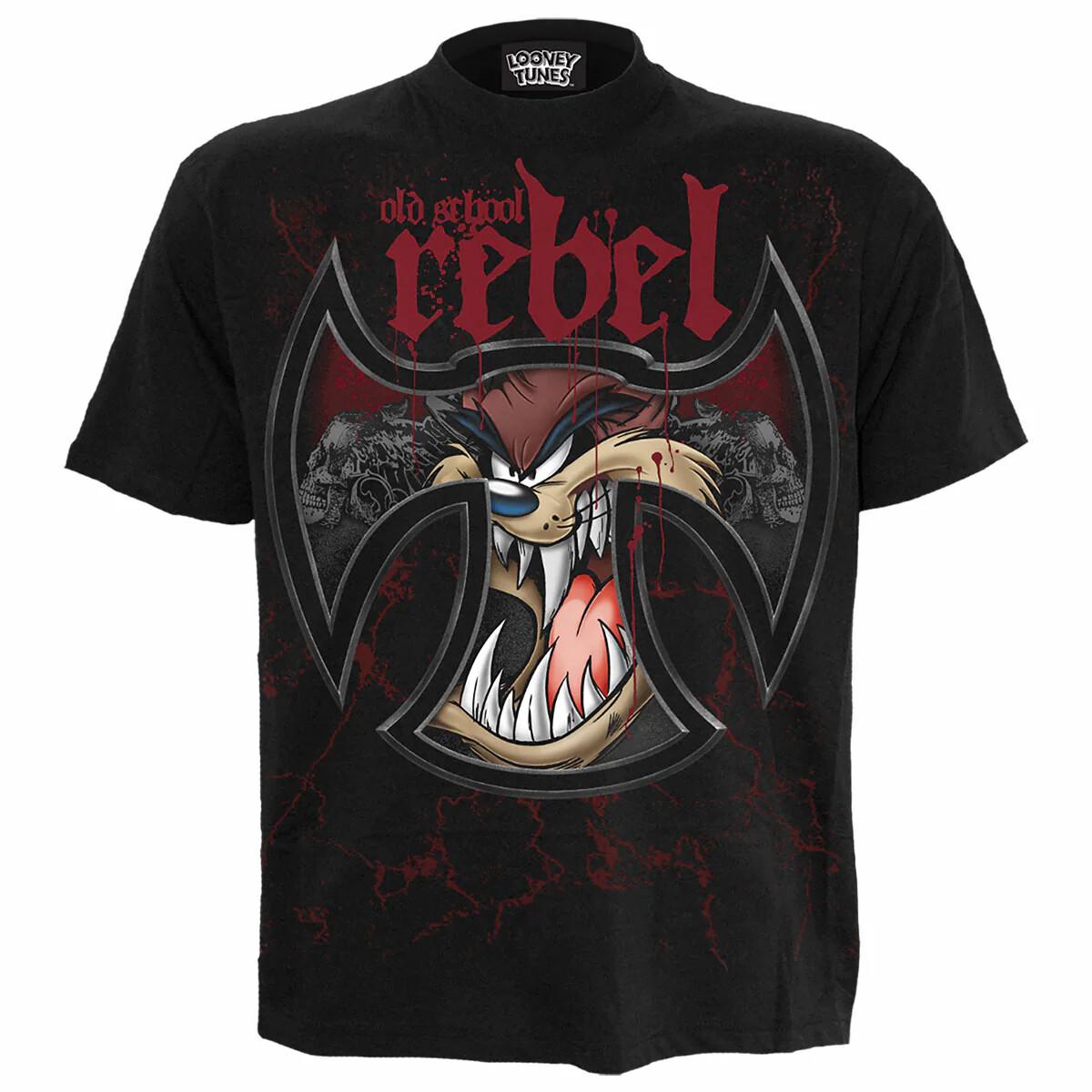 Spiral Direct Looney Tunes Taz Old School Rebel T-shirt ML Gothic New M
