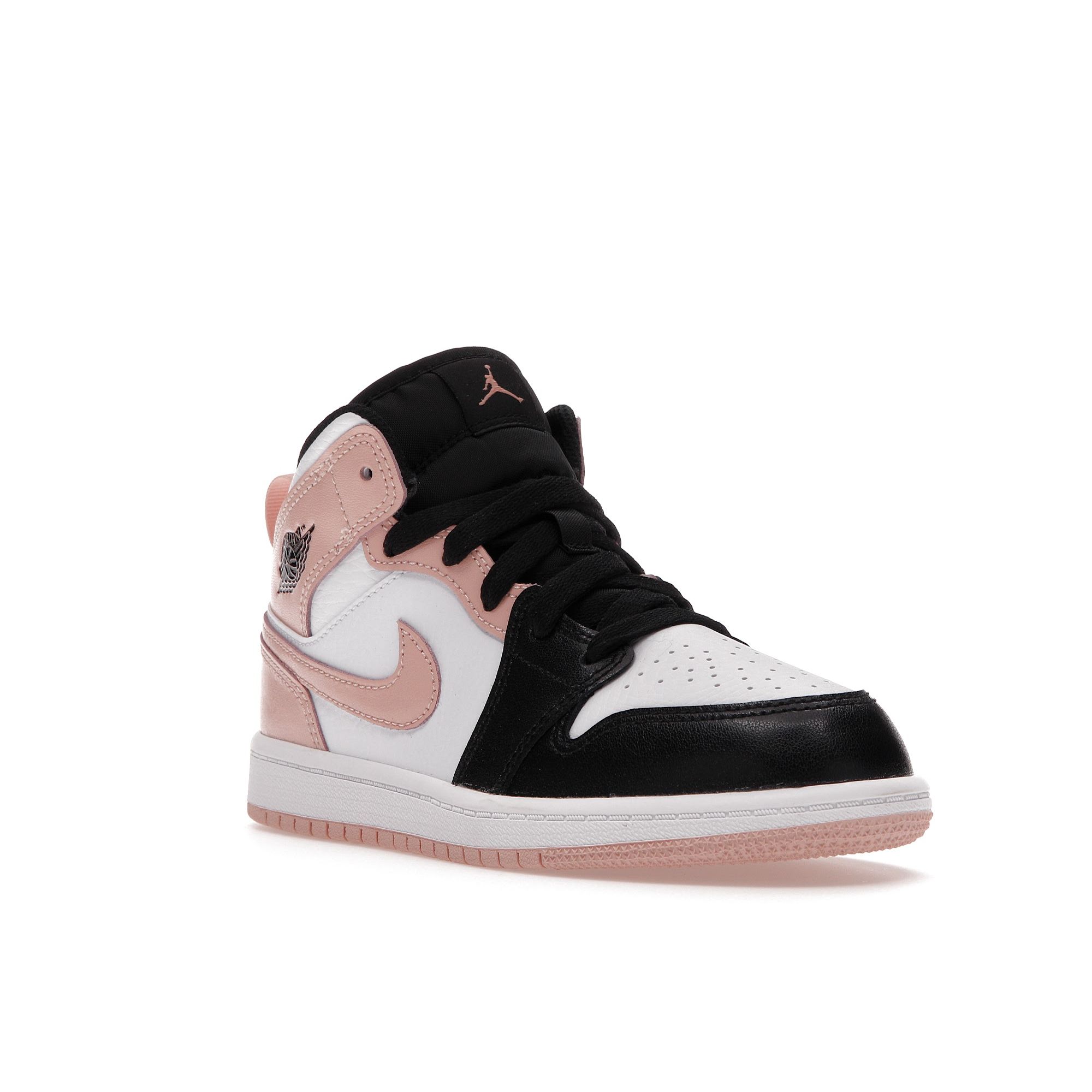 Детские кроссовки Air Jordan 1 Mid PS Crimson Tint White Black 640734-133 28 — фото 2