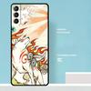 Okami Wolf Case For Samsung Galaxy S23 S24 Ultra S22 S21 Plus Note 10 Note 20 S9 S10 S20 S21 FE Cover