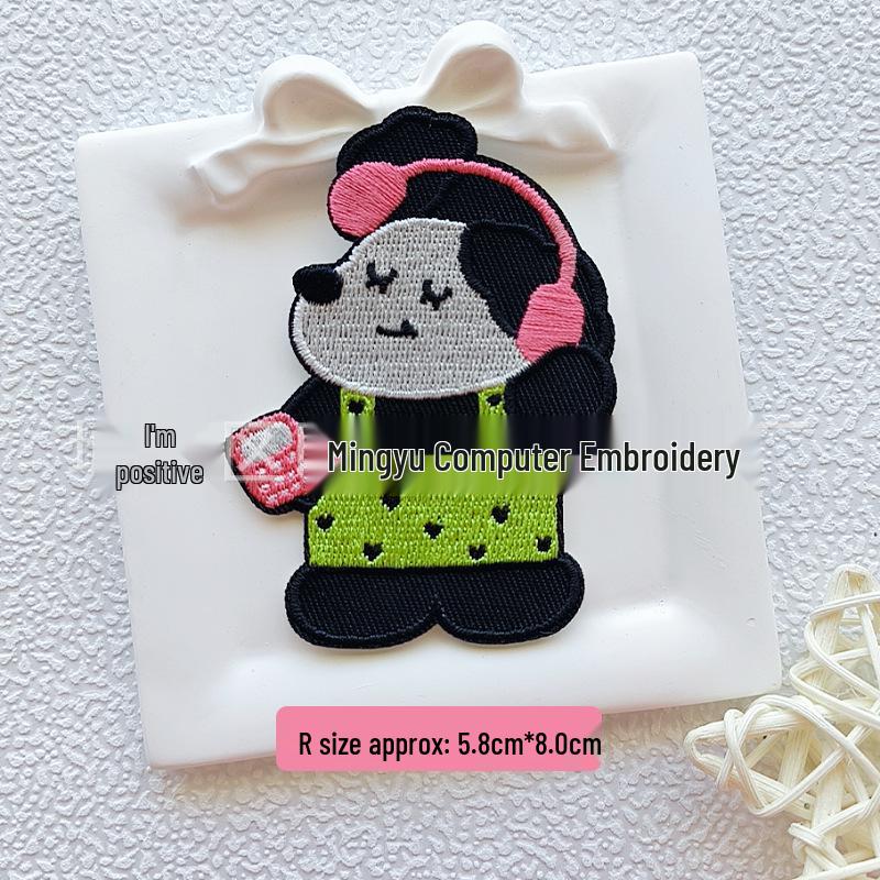 Cartoon Animal Embroidery Patch: Cute DIY Applique for Phone Cases and More