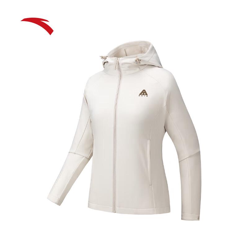 Anta Women's Earth Shell 3.0 Hooded Water-Repellent Softshell Jacket