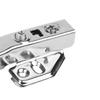 4Pcs Frame Hinge Set Stainless Steel Rust Proof Low Noise Cabinet Hinge for Wooden Door Wardrobes