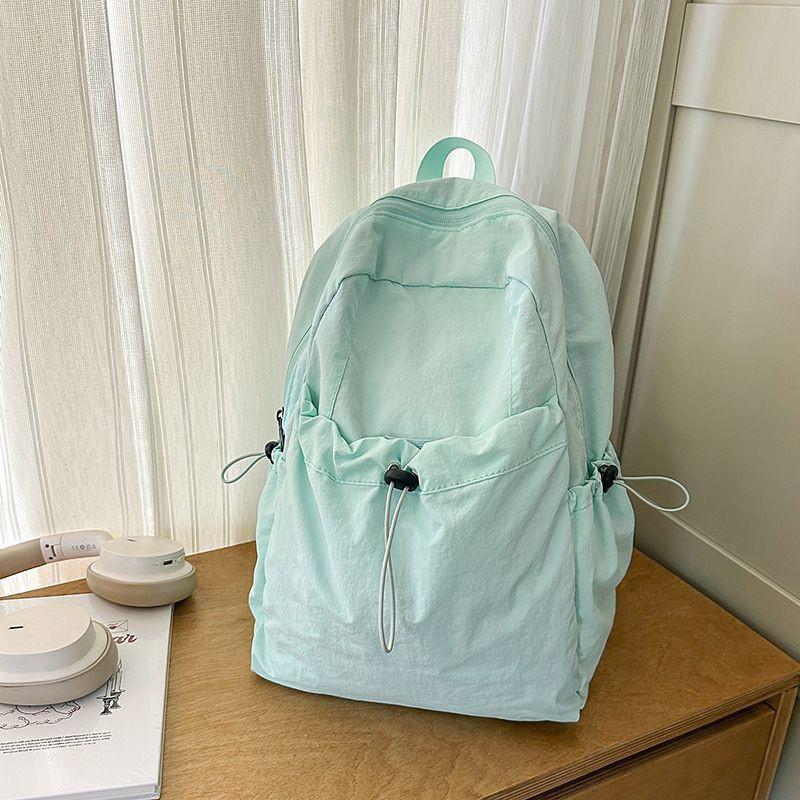 

Travel Backpack Women s Light Casual Ultra-light Niche Schoolbag Female College Students 31x16x36 светло-зеленый