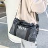 Street Trend Travel Bag Glossy Material Portable Outdoor Portable Ladies Travel Bag Commuter Messenger Bag