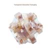 Mini Beechwood Kongming Lock & Luban Nine Ring Puzzle Set - Educational Brain Teaser for Kids & Students