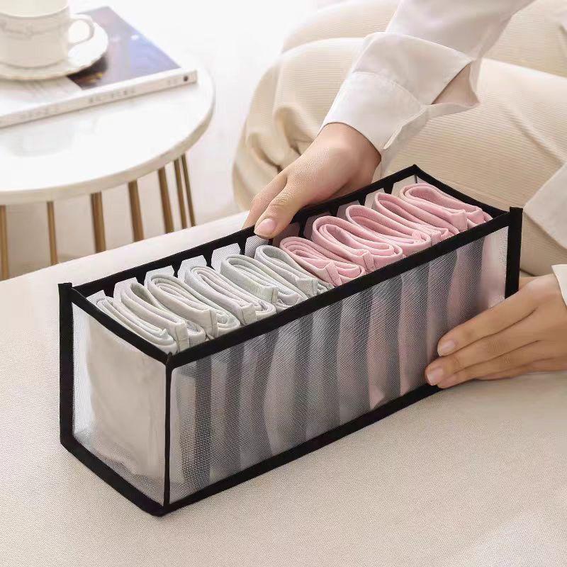 Mesh Underwear Dividers: Daily Necessities Storage Box with Dustproof Organization