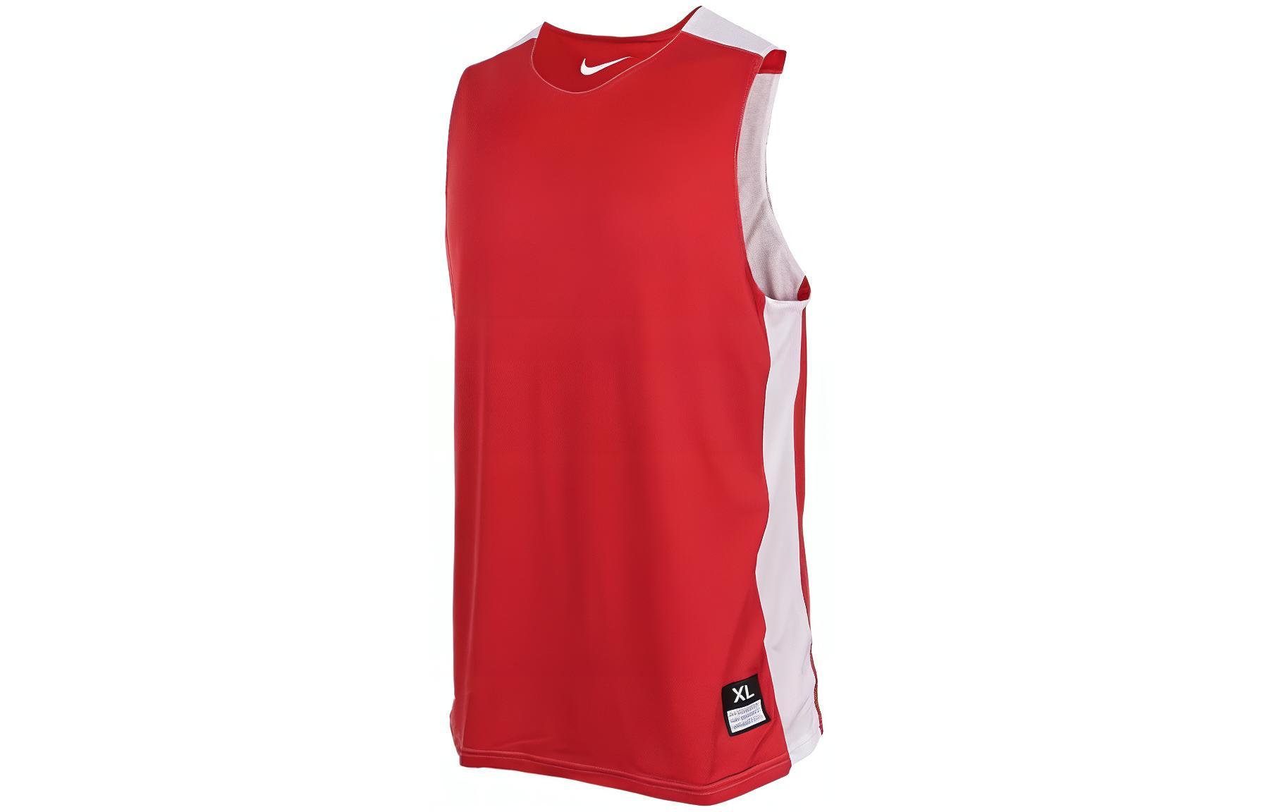 Nike Tank Tops Men s Red Crew Neck Moderate Straight Fit 631064-658 L