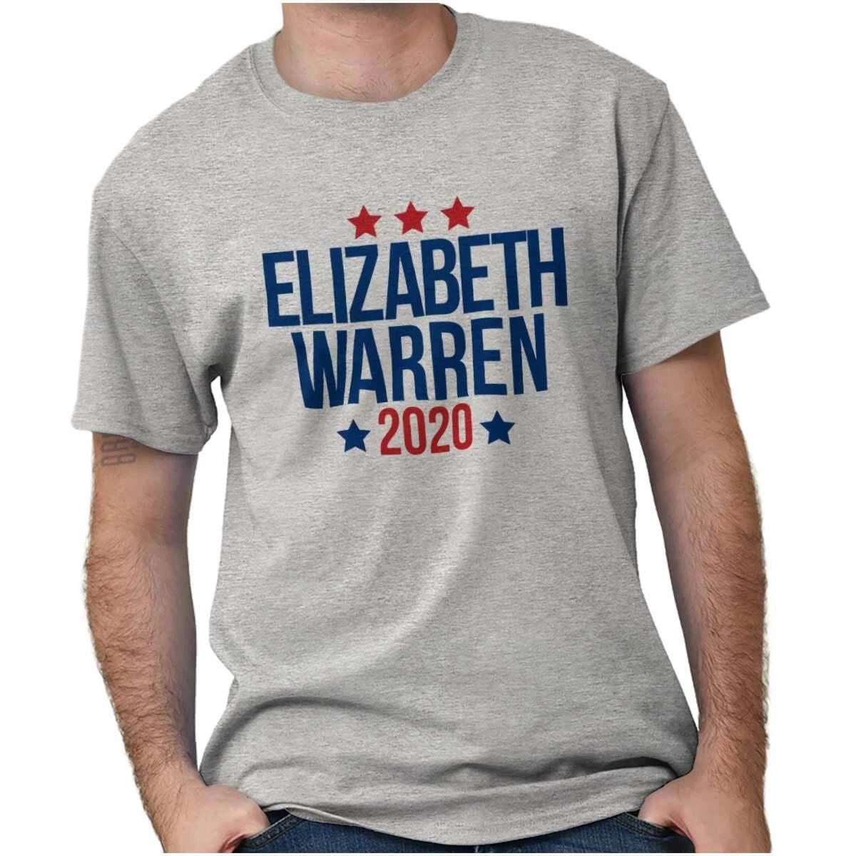 Elizabeth Warren President Political Elec Womens or Mens Crewneck T Shirt Tee L