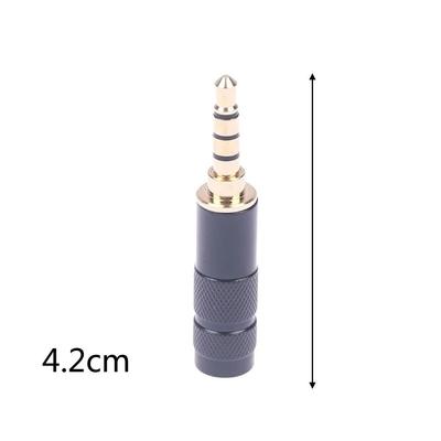 Adaptateur Convertisseur Jack 3,5 mm TRS Mâle 3 Pôles vers 3,5 mm TRRS Femelle Convertisseur Micro Prise Convertisseur TRS vers TRRS Prise Symétrique