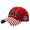 Hat Embroidered American Flag Brim Printed Baseball Cap Classic American USA Embroidered Cap