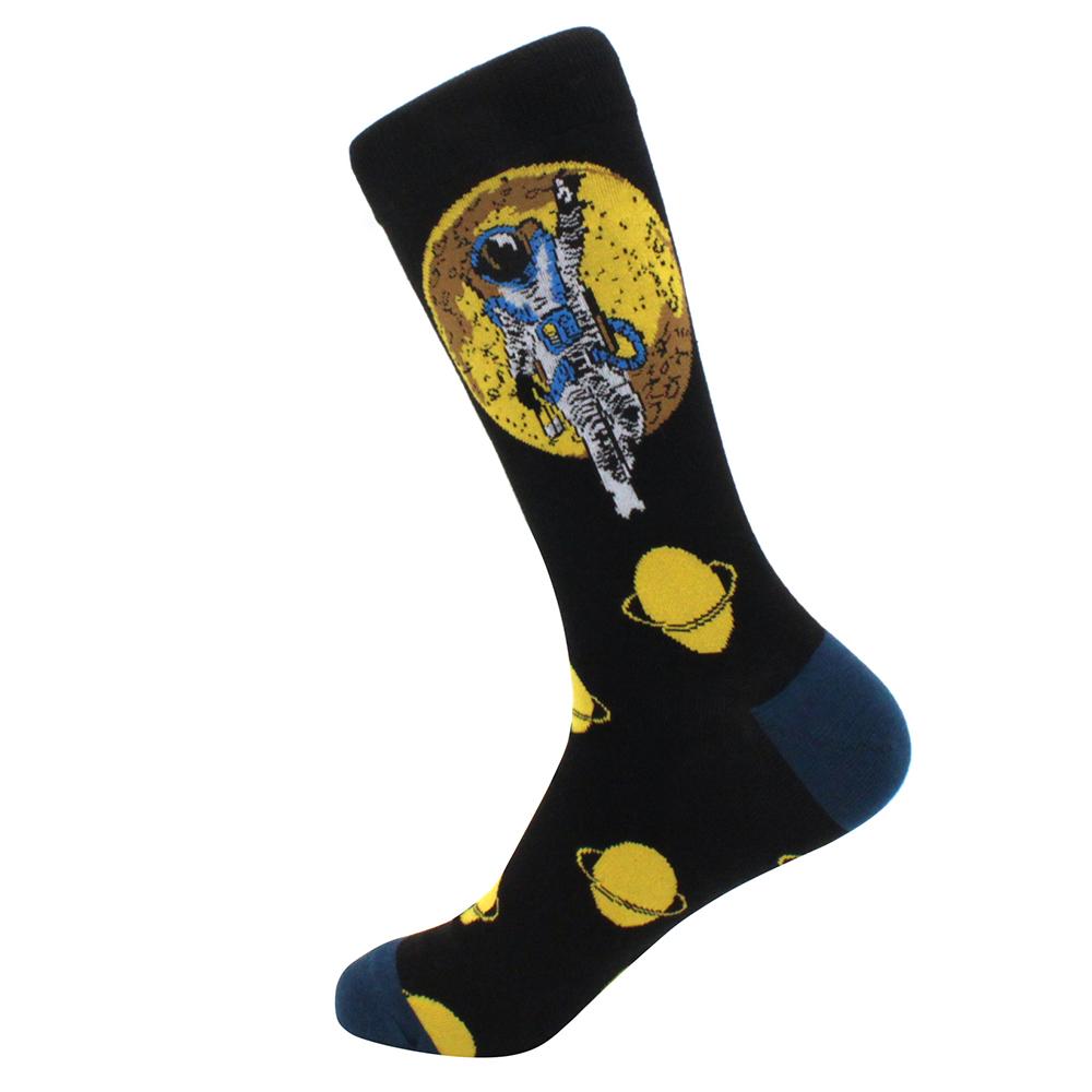 Fashion Funny Mens Socks Hip Hop Harajuku Kawaii Cartoon Cotton Socks Fruit Animal Beer Food Happy Casual Socks Gifts for Men