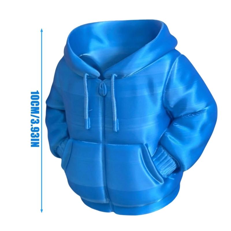 Stylish Hoodie Jackets Shape Vases Home Decors For Dried Or Artificial Flower Arrangements Pen Holder Cup Modern Gift