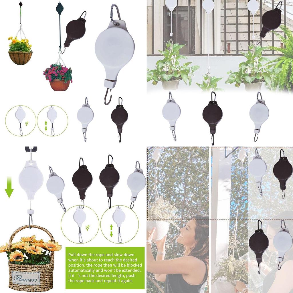 Convenient 21*8cm Size Extendable Plant Pulley For Easy Hanging