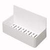 Towa Sangyo Bathroom X X Bathroom Magnetic Bath White Rack, White, Approx. 19.2 9.4 11.2 Cm, Magnet, Bath, SQ, Pocket, 39207,