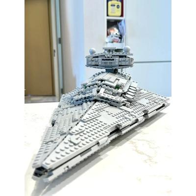 New MOC Cosmic Fighter Spaceship Model Building Blocks Ornament for Children and Boys As a Holiday Gift
