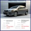 For Nissan Sentra B16 2006 2007 2008 2009 2010 2011 2012 Chrome Door Handle Cover Car Styling Accessories Protective Stickers