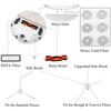 17Pcs Replacement Kit for Roborock S60/S51/S50 Vacuum Cleaner Main Brush Side Brush Mop Cloth Water Tank Filter Set