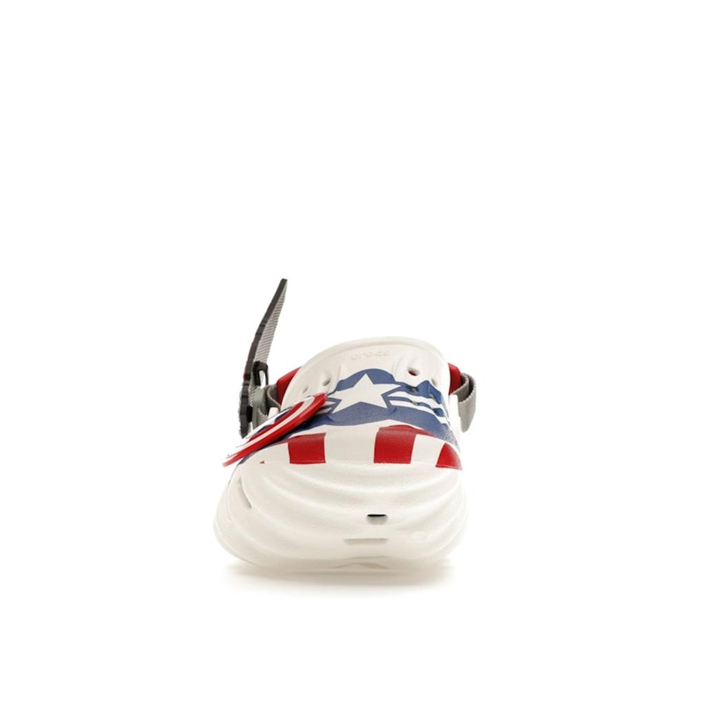 Crocs Marvel Captain America Echo Sabot Blanc Bleu Rouge 209478-100