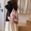 Transparent Pocket Korean Style Itabag Lightweight Shoulder Bag Cute Drawstring  Backpack  Girls