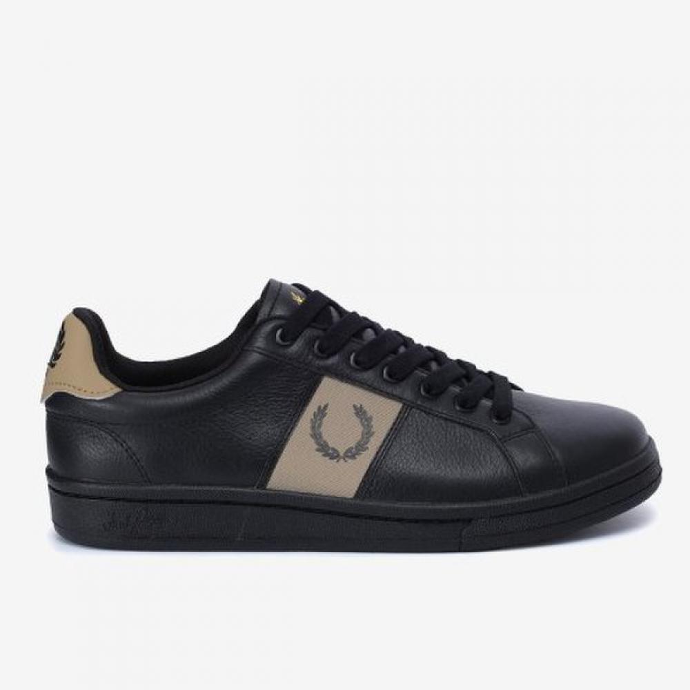 

Fred Perry Men S Black Leather SneakerS Sfpm2416304 U78 280