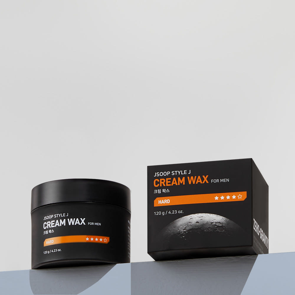 JSOOP Style J For Men Cream Wax 120g – Strong Hold Hair Styling Wax for Natural Volume and Texture