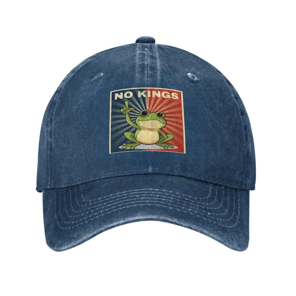 Men's And Women's Washed Cotton Baseball Caps With Printed Distressed Soft Top Denim Hats Vintage Hats