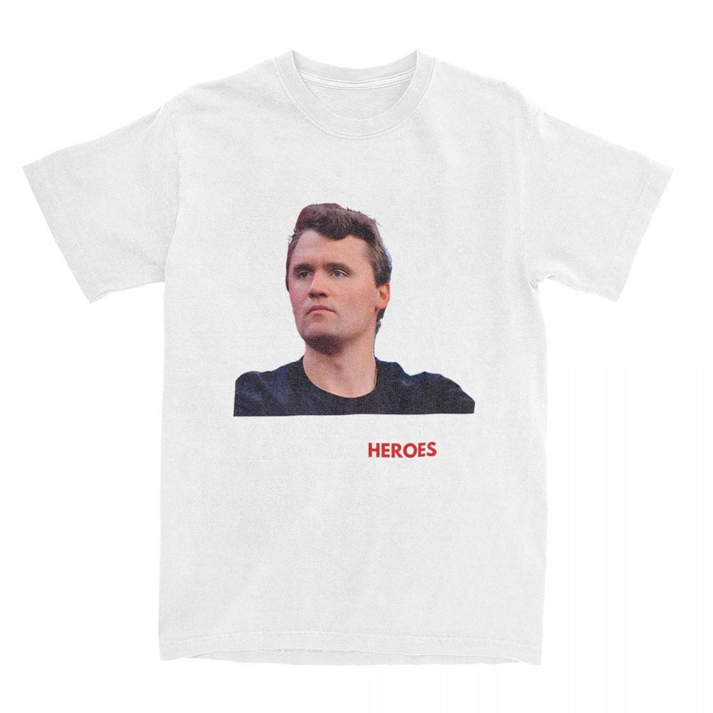 Retro A True Patriot Voice Designs Charlie Kirk T-Shirt Unisex Cotton Short Sleeve Round Neck Summer Tops