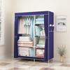 Foldable Fabric Wardrobe: Economical Storage Cabinet & Clothes Rack