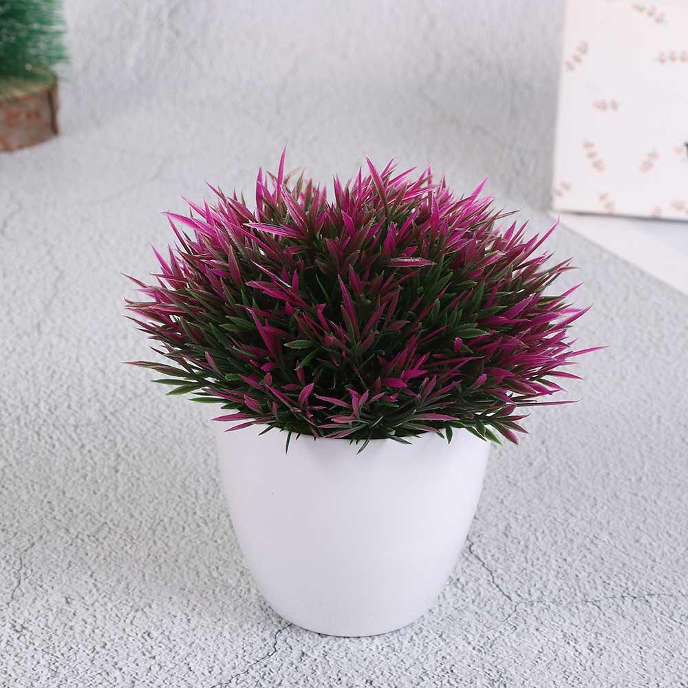 Büro Hochzeit Party Dekoration Künstliche Blume Künstlicher Falscher Kleiner Baum mit Töpfen Künstliche Falsche Pflanzen